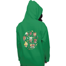 Load image into Gallery viewer, Shirts Zippered Hoodies, Unisex / Small / Irish Green Tarantula Island