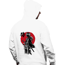 Load image into Gallery viewer, Daily_Deal_Shirts Pullover Hoodies, Unisex / Small / White Kenshin Sumi-e