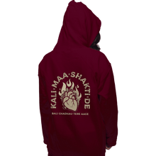 Load image into Gallery viewer, Shirts Pullover Hoodies, Unisex / Small / Maroon Kali Maa
