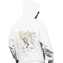Load image into Gallery viewer, Shirts Pullover Hoodies, Unisex / Small / White Believe