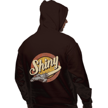 Load image into Gallery viewer, Shirts Pullover Hoodies, Unisex / Small / Dark Chocolate Shiny
