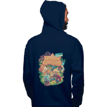 Load image into Gallery viewer, Shirts Zippered Hoodies, Unisex / Small / Navy Heroes Crossing