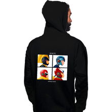 Load image into Gallery viewer, Secret_Shirts Pullover Hoodies, Unisex / Small / Black Robotz Metallic Dayz
