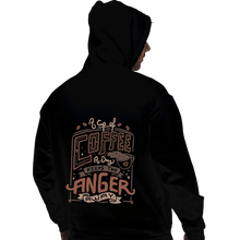 Load image into Gallery viewer, Shirts Zippered Hoodies, Unisex / Small / Black A Cup Of Coffee A Day