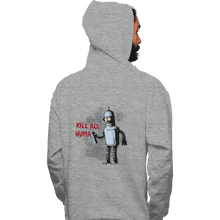 Load image into Gallery viewer, Shirts Pullover Hoodies, Unisex / Small / Sports Grey Kill All Humans