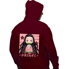 Load image into Gallery viewer, Shirts Pullover Hoodies, Unisex / Small / Maroon Nezuko