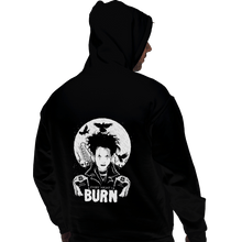 Load image into Gallery viewer, Shirts Pullover Hoodies, Unisex / Small / Black Burn