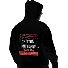Load image into Gallery viewer, Secret_Shirts Pullover Hoodies, Unisex / Small / Black Kitten Mittens