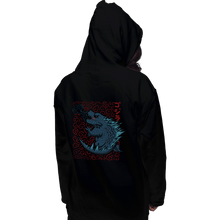 Load image into Gallery viewer, Shirts Pullover Hoodies, Unisex / Small / Black Tiny Kaiju
