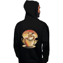 Load image into Gallery viewer, Shirts Pullover Hoodies, Unisex / Small / Black Eevee Tea