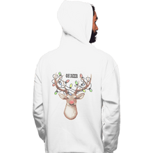 Load image into Gallery viewer, Shirts Pullover Hoodies, Unisex / Small / White Oh Deer