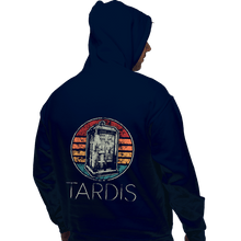 Load image into Gallery viewer, Shirts Pullover Hoodies, Unisex / Small / Navy Vintage Tardis