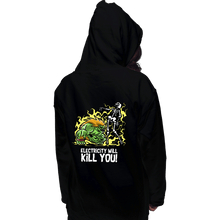 Load image into Gallery viewer, Daily_Deal_Shirts Pullover Hoodies, Unisex / Small / Black Electricity Will Kill You
