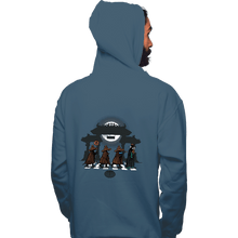 Load image into Gallery viewer, Daily_Deal_Shirts Pullover Hoodies, Unisex / Small / Indigo Blue Warrior Society