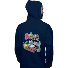 Load image into Gallery viewer, Last_Chance_Shirts Pullover Hoodies, Unisex / Small / Navy Tastes Like Chicken
