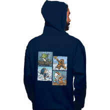 Load image into Gallery viewer, Shirts Pullover Hoodies, Unisex / Small / Navy Playful Rebels