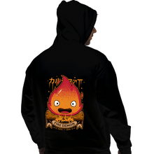 Load image into Gallery viewer, Shirts Pullover Hoodies, Unisex / Small / Black Fire Demon