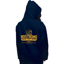 Load image into Gallery viewer, Daily_Deal_Shirts Pullover Hoodies, Unisex / Small / Navy USCSS  Nostromo
