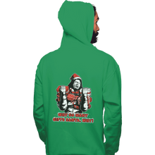 Load image into Gallery viewer, Shirts Zippered Hoodies, Unisex / Small / Irish Green Why Santa Why