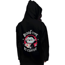 Load image into Gallery viewer, Shirts Zippered Hoodies, Unisex / Small / Black Coffee Vampire