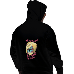 Shirts Zippered Hoodies, Unisex / Small / Black They Live Laugh And Love