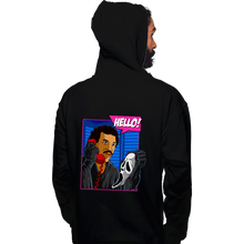 Load image into Gallery viewer, Last_Chance_Shirts Pullover Hoodies, Unisex / Small / Black Hello Slasher