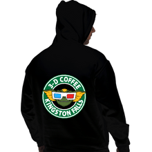 Load image into Gallery viewer, Daily_Deal_Shirts Pullover Hoodies, Unisex / Small / Black Kingston Falls Coffee