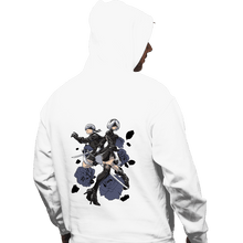 Load image into Gallery viewer, Daily_Deal_Shirts Pullover Hoodies, Unisex / Small / White Android Hunter