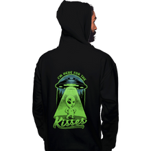 Load image into Gallery viewer, Daily_Deal_Shirts Pullover Hoodies, Unisex / Small / Black Here For The Kisses