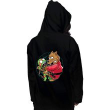 Load image into Gallery viewer, Secret_Shirts Pullover Hoodies, Unisex / Small / Black Why You Little Turtle Mikey
