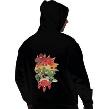 Load image into Gallery viewer, Shirts Pullover Hoodies, Unisex / Small / Black World of Adventure