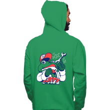 Load image into Gallery viewer, Shirts Pullover Hoodies, Unisex / Small / Irish Green Slippy Toad