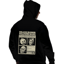 Load image into Gallery viewer, Shirts Pullover Hoodies, Unisex / Small / Black Three Halloween Masks