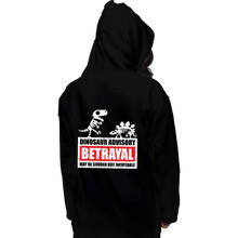 Load image into Gallery viewer, Daily_Deal_Shirts Pullover Hoodies, Unisex / Small / Black Betrayal Warning