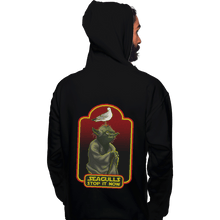 Load image into Gallery viewer, Shirts Zippered Hoodies, Unisex / Small / Black Seagulls Stop It Now