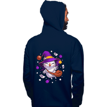 Load image into Gallery viewer, Shirts Pullover Hoodies, Unisex / Small / Navy Moogle Witch
