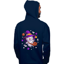 Load image into Gallery viewer, Shirts Pullover Hoodies, Unisex / Small / Navy Moogle Witch