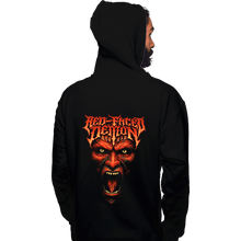 Load image into Gallery viewer, Shirts Pullover Hoodies, Unisex / Small / Black Red Faced Devil
