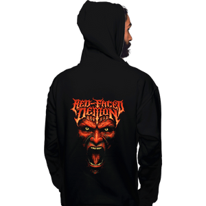 Shirts Pullover Hoodies, Unisex / Small / Black Red Faced Devil