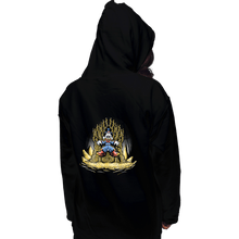 Load image into Gallery viewer, Shirts Pullover Hoodies, Unisex / Small / Black Gold Throne