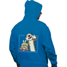 Load image into Gallery viewer, Shirts Zippered Hoodies, Unisex / Small / Royal Blue Exotic Joe and Tiger