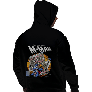 Shirts Pullover Hoodies, Unisex / Small / Black The Uncanny M-Man