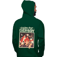 Load image into Gallery viewer, Secret_Shirts Pullover Hoodies, Unisex / Small / Forest Cats For Everybody