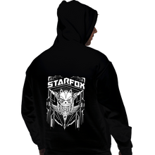 Load image into Gallery viewer, Shirts Pullover Hoodies, Unisex / Small / Black Starfox Crest