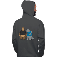 Load image into Gallery viewer, Daily_Deal_Shirts Pullover Hoodies, Unisex / Small / Charcoal Stupid Kaijus!