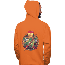 Load image into Gallery viewer, Daily_Deal_Shirts Pullover Hoodies, Unisex / Small / Orange Autumn Fighter