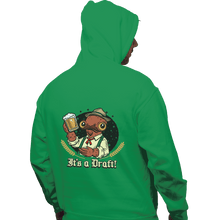 Load image into Gallery viewer, Shirts Zippered Hoodies, Unisex / Small / Irish Green It's A Draft