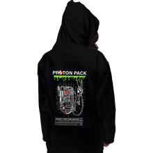 Load image into Gallery viewer, Shirts Pullover Hoodies, Unisex / Small / Black Proton Pack