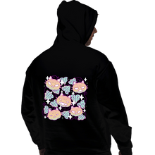 Load image into Gallery viewer, Daily_Deal_Shirts Pullover Hoodies, Unisex / Small / Black Pumpkin Cat Garden