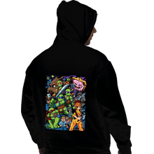 Load image into Gallery viewer, Daily_Deal_Shirts Pullover Hoodies, Unisex / Small / Black TMNT Pilgrim